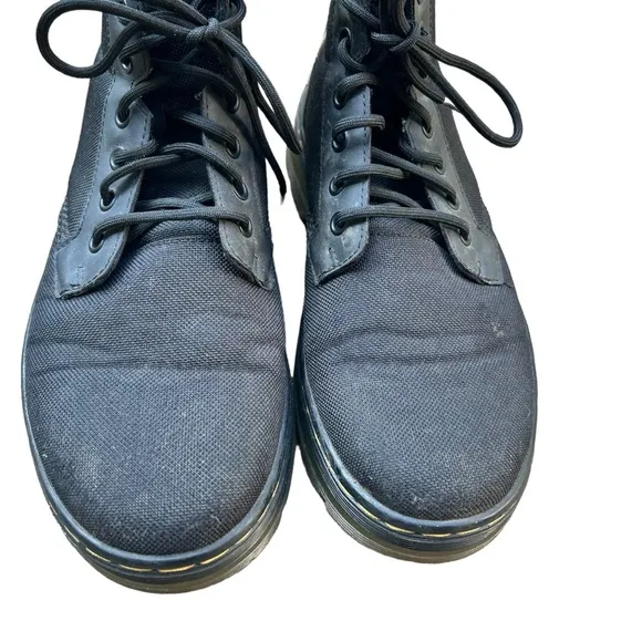 Dr. Martens Combs Poly Casual Boots Black Extra Tough Rubbery Men’s 8 Women’s 9