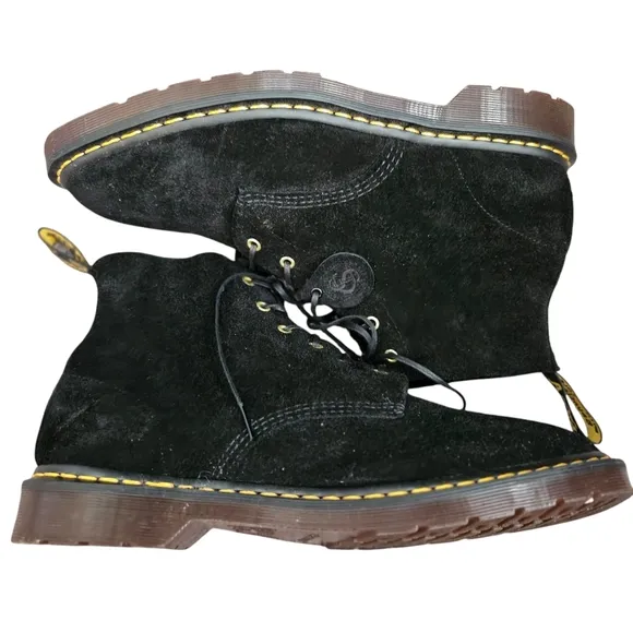 Dr Martens Desert Oasis Black Suede Boots US 14