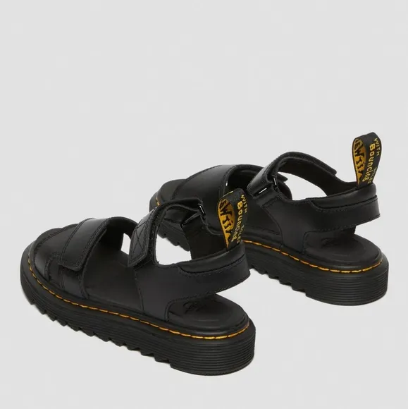Dr. Martens Junior Vossie Leather Sandals black