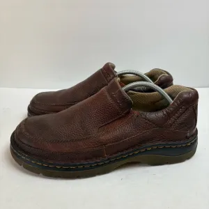 Dr Martens Lennon Brown Leather Slip-on Loafers Mens 9 Womens 10 11198 Doc