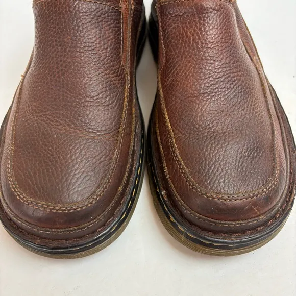 Dr Martens Lennon Brown Leather Slip-on Loafers Mens 9 Womens 10 11198 Doc