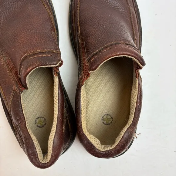 Dr Martens Lennon Brown Leather Slip-on Loafers Mens 9 Womens 10 11198 Doc