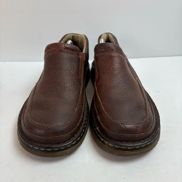 Dr Martens Lennon Brown Leather Slip-on Loafers Mens 9 Womens 10 11198 Doc