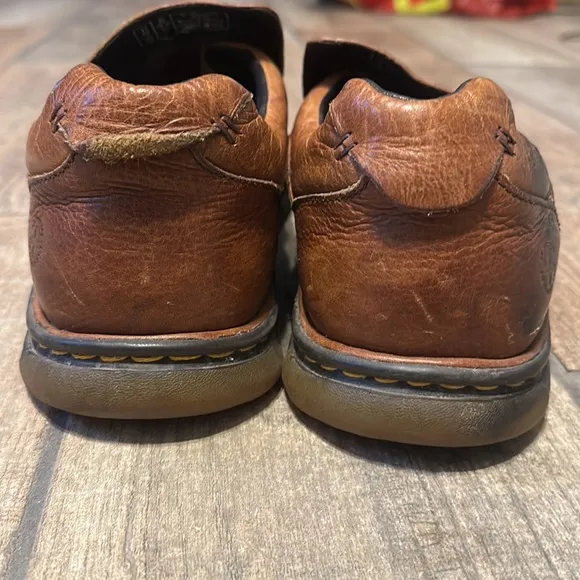 Dr. Martens Men’s Brown Leather 11620 Slip‎ On Loafers