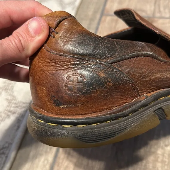 Dr. Martens Men’s Brown Leather 11620 Slip‎ On Loafers