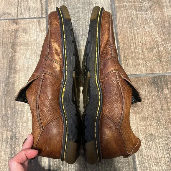 Dr. Martens Men’s Brown Leather 11620 Slip‎ On Loafers