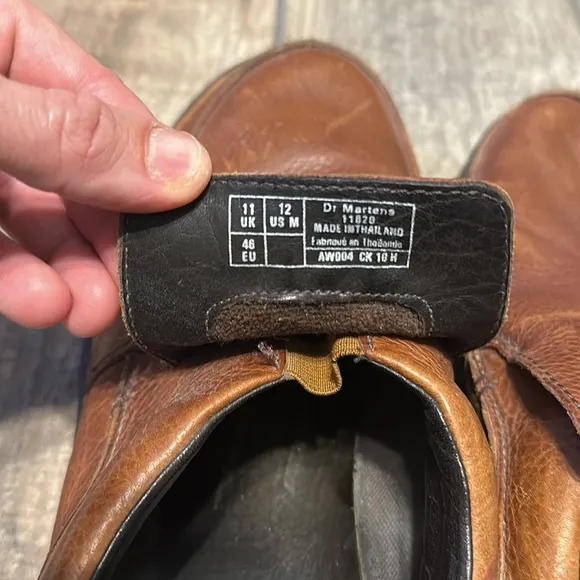 Dr. Martens Men’s Brown Leather 11620 Slip‎ On Loafers