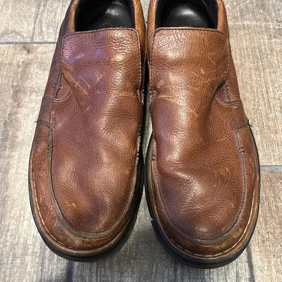 Dr. Martens Men’s Brown Leather 11620 Slip‎ On Loafers