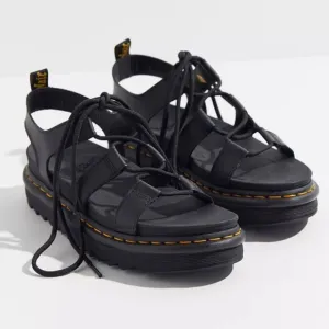 Dr. Martens Nartilla Sandals Gladiator Lace up Platform Shoes New in Box