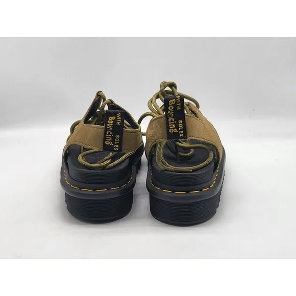 Dr. Martens Nartilla Womens Size 7 Tumbled Nubuck Gladiator Sandals  Savannah Ta