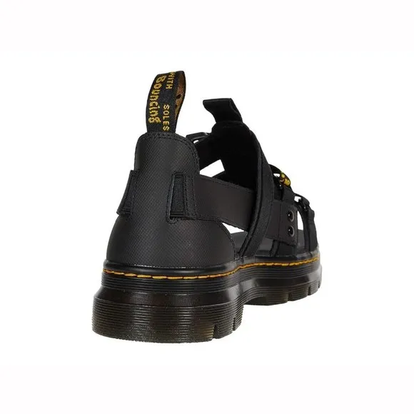 Dr Martens Pearson Air Wair Strappy Sandals  Black Buckle Mens US 12