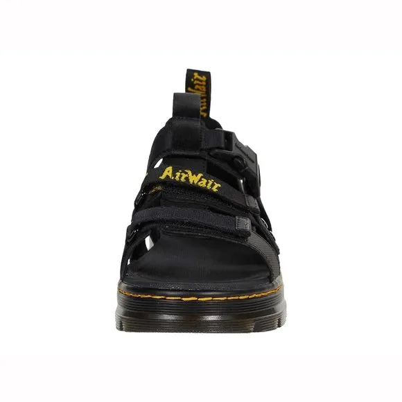 Dr Martens Pearson Air Wair Strappy Sandals  Black Buckle Mens US 12