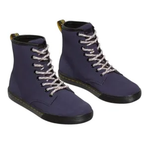Dr. Martens Sheridan Suede Casual Boots Blue Women’s 8 High Top Lace-up Grunge