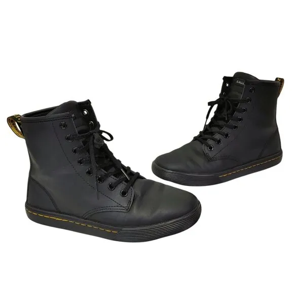 Dr Martens Sheridan Women's Casual Black Matte Boots Size 6