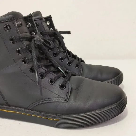 Dr Martens Sheridan Women's Casual Black Matte Boots Size 6