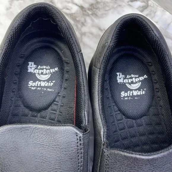 Dr Martens SoftWair Black slip on loafers men’s size
