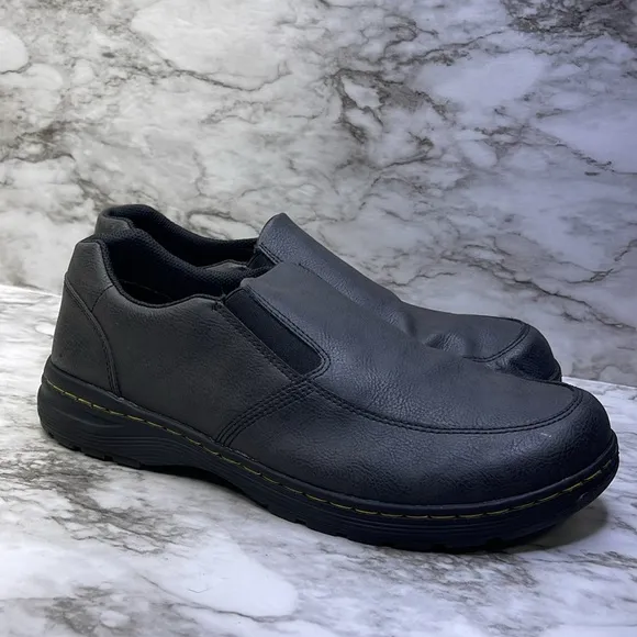 Dr Martens SoftWair Black slip on loafers men’s size