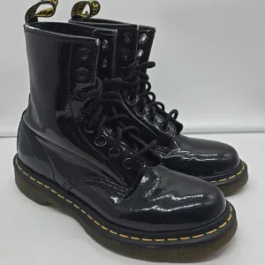 Dr. Martens Women's Boot, Size 7 - Black Patent