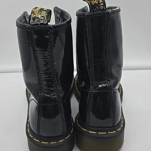 Dr. Martens Women's Boot, Size 7 - Black Patent