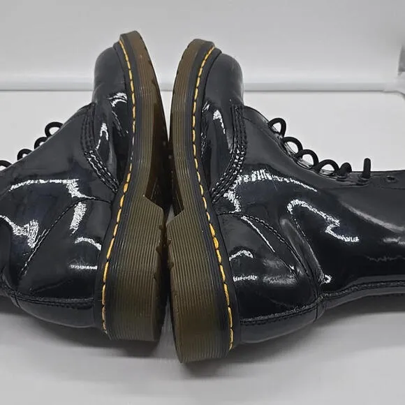 Dr. Martens Women's Boot, Size 7 - Black Patent