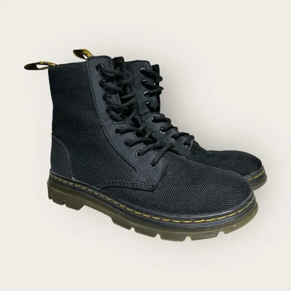 Dr. Martens | Youth Combs Extra Tough Poly Casual Boots | Black | Kids Size 2