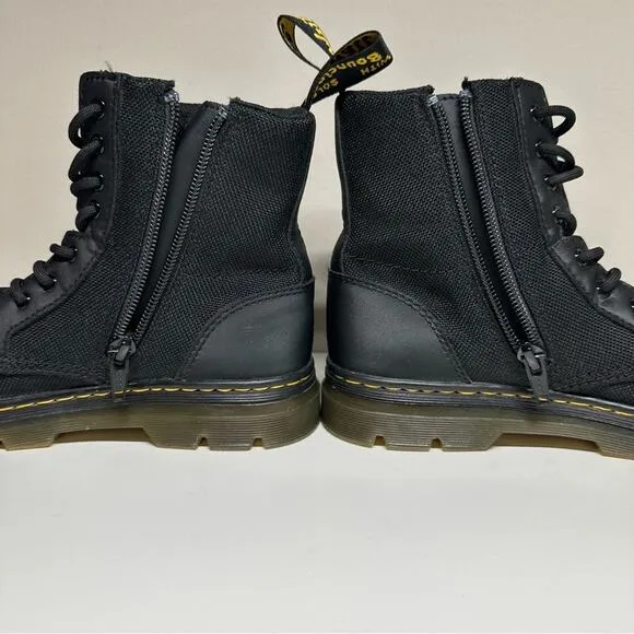 Dr. Martens | Youth Combs Extra Tough Poly Casual Boots | Black | Kids Size 2