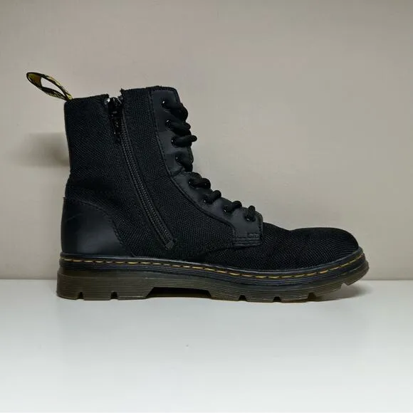 Dr. Martens | Youth Combs Extra Tough Poly Casual Boots | Black | Kids Size 2