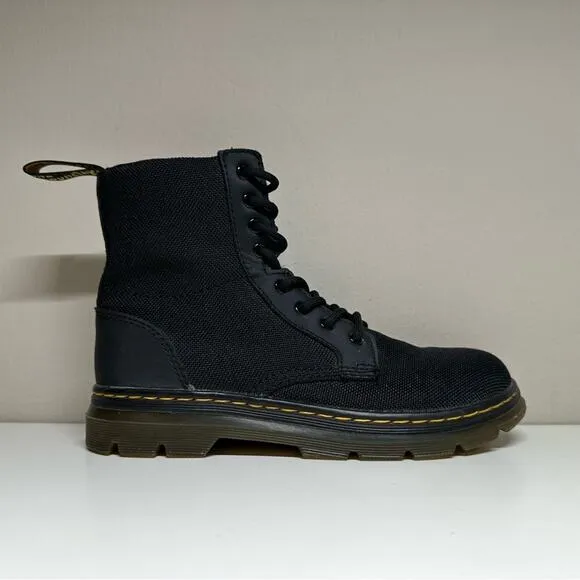 Dr. Martens | Youth Combs Extra Tough Poly Casual Boots | Black | Kids Size 2