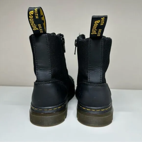 Dr. Martens | Youth Combs Extra Tough Poly Casual Boots | Black | Kids Size 2