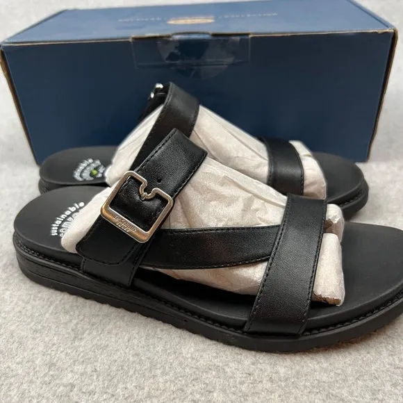 Dr. Scholls Slip on Sandals Womens 6.5 Comfort Black Summer