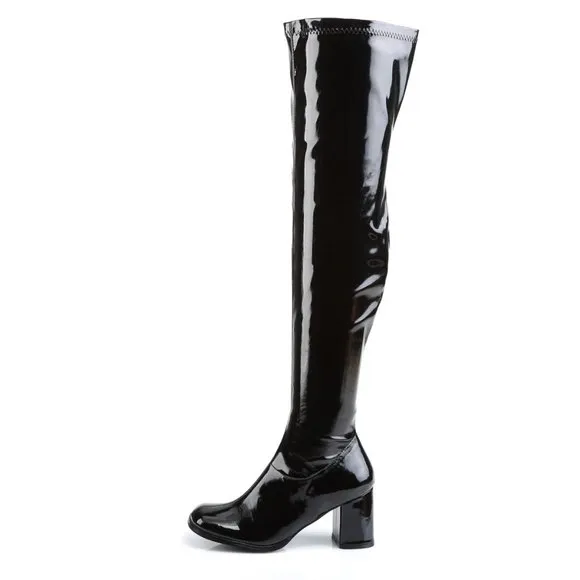 Drag High Heel Over the Knee Boots