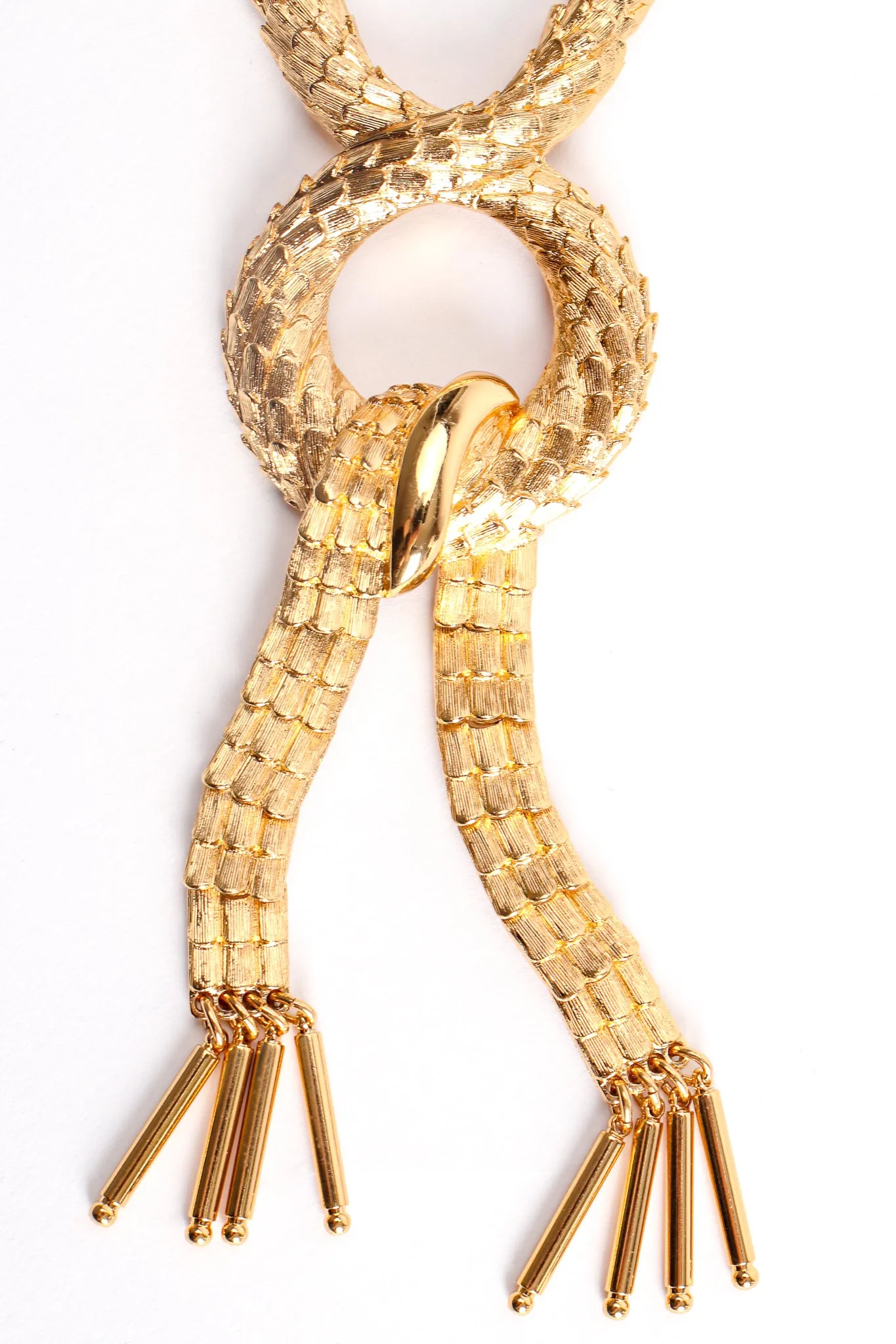 Dragon Scale Tassel Necklace