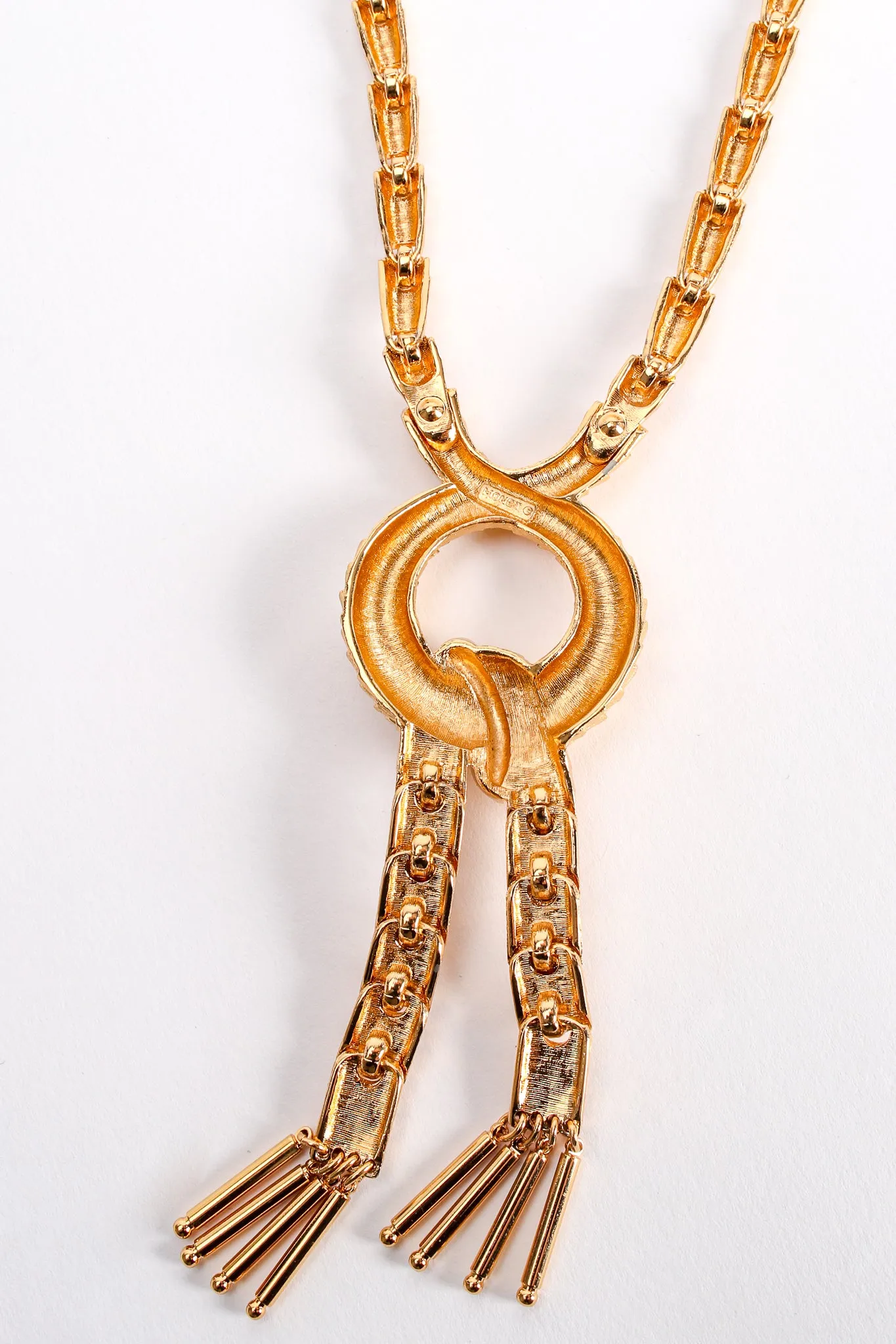 Dragon Scale Tassel Necklace
