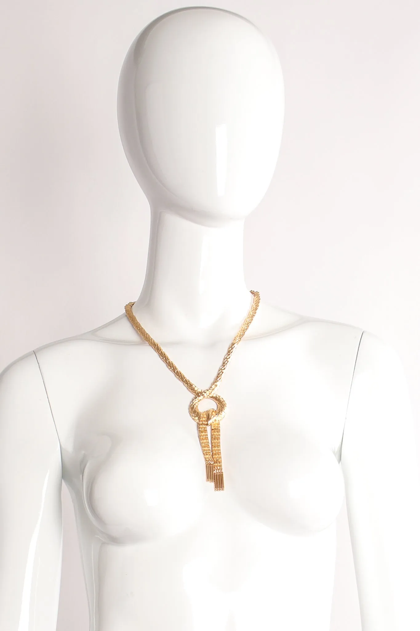 Dragon Scale Tassel Necklace