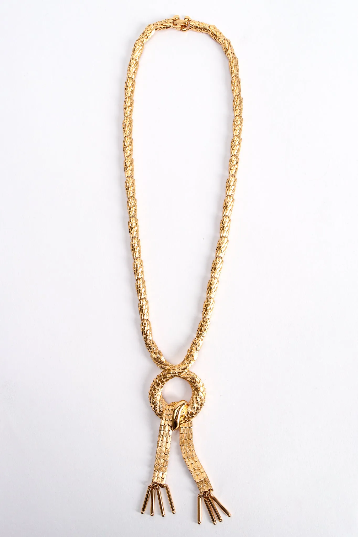 Dragon Scale Tassel Necklace