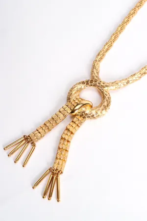 Dragon Scale Tassel Necklace