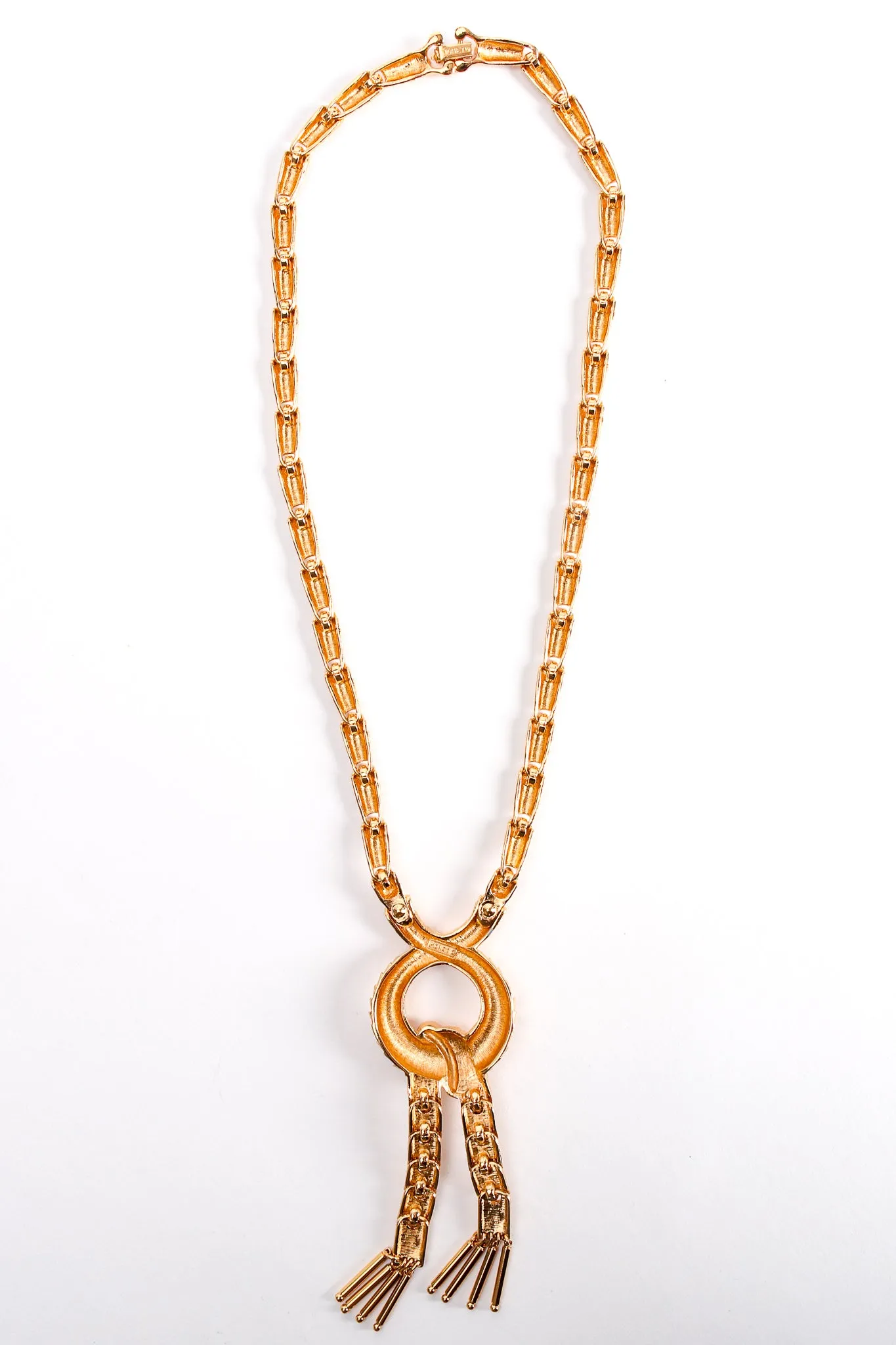 Dragon Scale Tassel Necklace