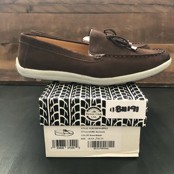 DRIVER CLUB USA Sarasota Slip On Nubuck Loafers