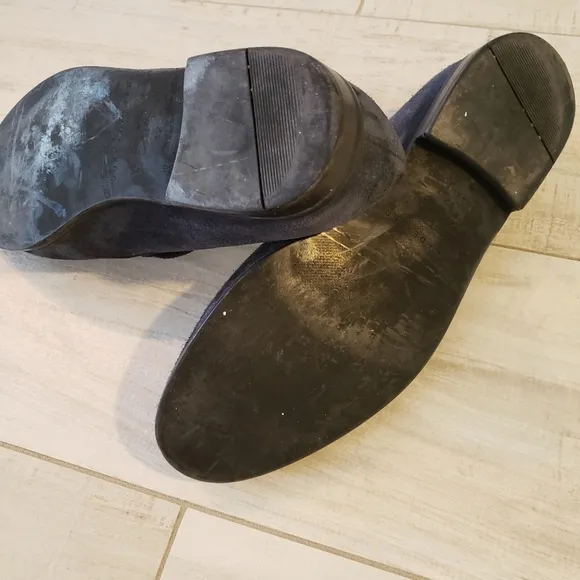 DUKE &amp; DEXTER BLUE DUEDE LOAFERS SIZE 12
