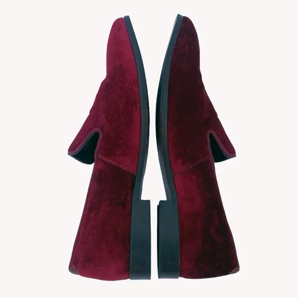 Dune London Velvet Slip-In Loafers