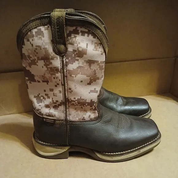 Durango Youth Lil' Rebel Desert Camo Western Boots Youth Boys  Size 6M Country