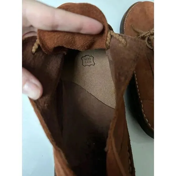 Earth Men’s Leather Ankle Boots Moccasin Size 44