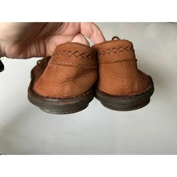 Earth Men’s Leather Ankle Boots Moccasin Size 44