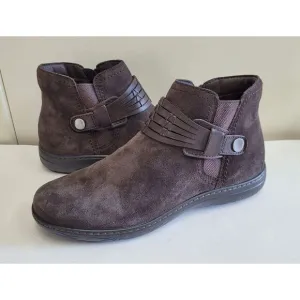 Earth‎ Women's SYNAL Casual Bootie Suede Brown 558 Size 10M