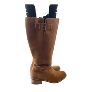 Earth Woodland hardwick INNV072020 Riding Boots Womens 8M Brown Suede Knee High