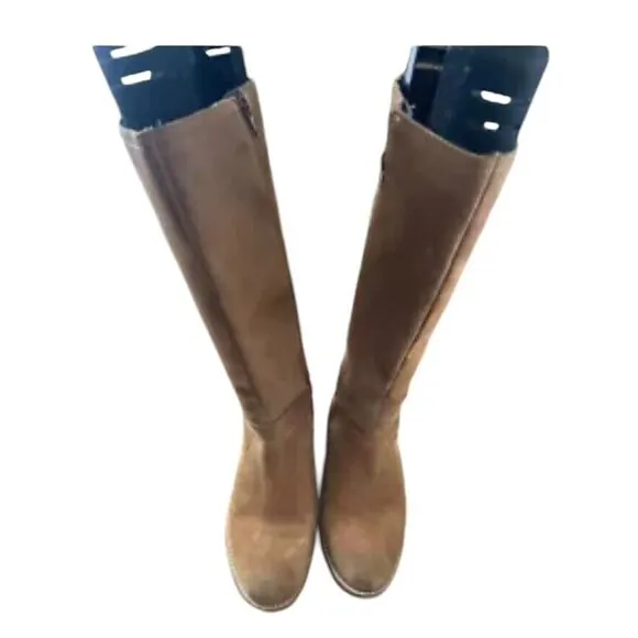 Earth Woodland hardwick INNV072020 Riding Boots Womens 8M Brown Suede Knee High