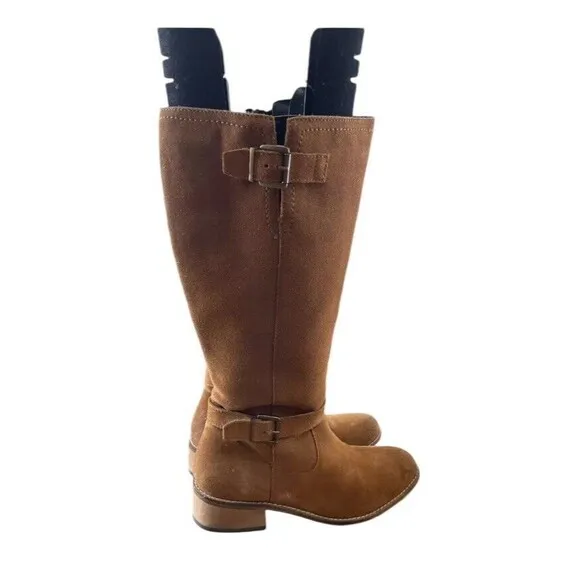 Earth Woodland hardwick INNV072020 Riding Boots Womens 8M Brown Suede Knee High
