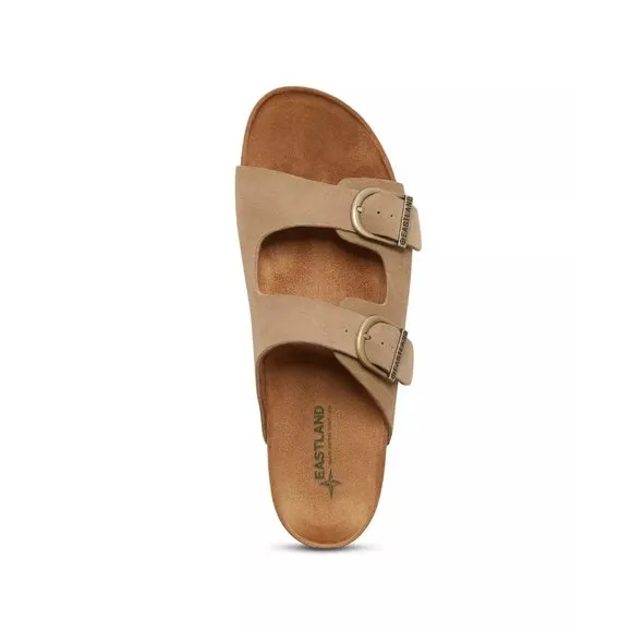 Eastland 1955 Edition Men’s Cambridge Sandals Khaki Suede Size 12 NWB