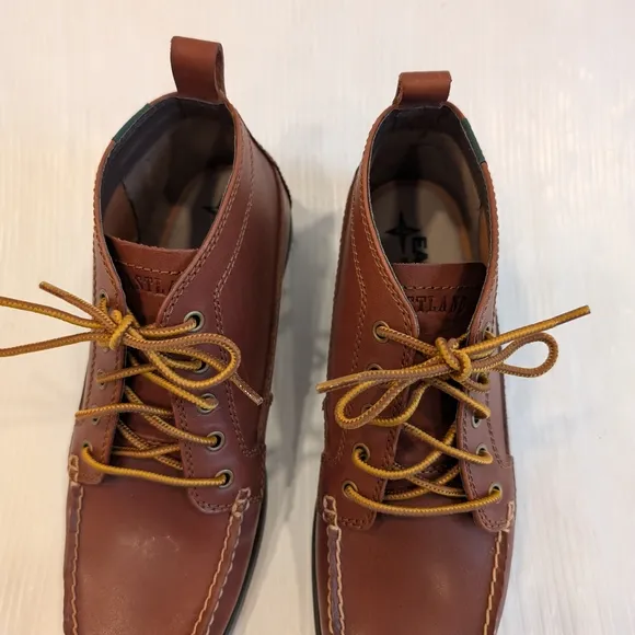 EASTLAND Seneca Lace-up Brown Leather Chukka Mens Boots Size 10