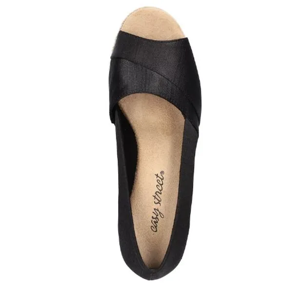 Easy Street Jasper Espadrille Wedge Sandals New Size 6.5